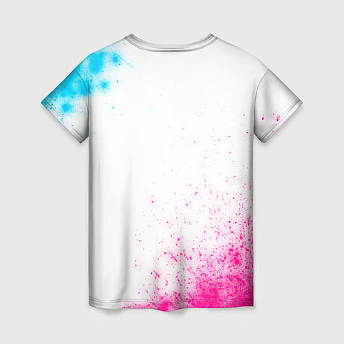 Женская футболка Spirited Away neon gradient style / 3D-принт – фото 2