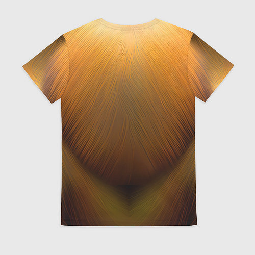 Женская футболка Орангутан - Обезьяна, от которой веет добротой / 3D-принт – фото 2