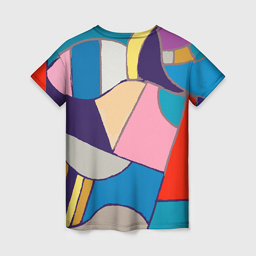 Женская футболка Geometry in color / 3D-принт – фото 2