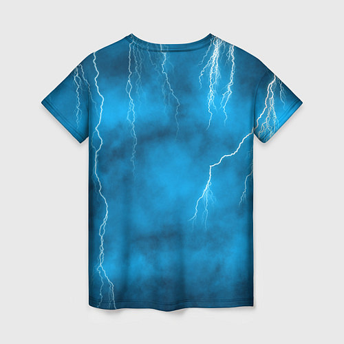 Женская футболка Stalker sky art blue / 3D-принт – фото 2