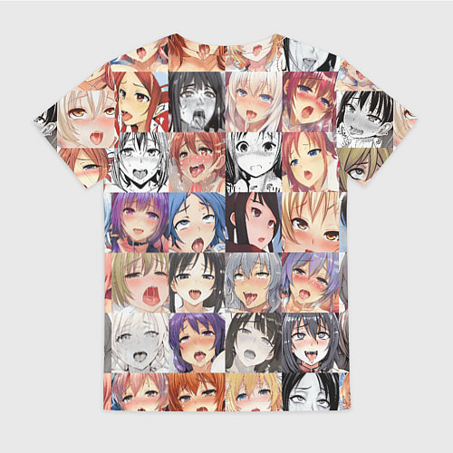 Женская футболка Anime hentai ahegao manga / 3D-принт – фото 2