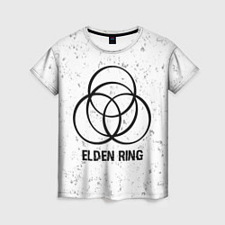 Футболка женская Elden Ring glitch на светлом фоне, цвет: 3D-принт