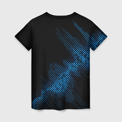 Женская футболка System of a Down звуковая волна / 3D-принт – фото 2