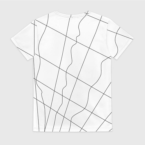 Женская футболка Перспектива / 3D-принт – фото 2