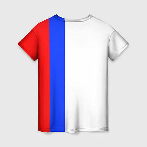 Женская футболка Цвета России - герб / 3D-принт – фото 2