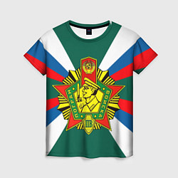 Женская футболка Пограничные войска России