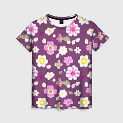 Женская футболка Цветы сакуры