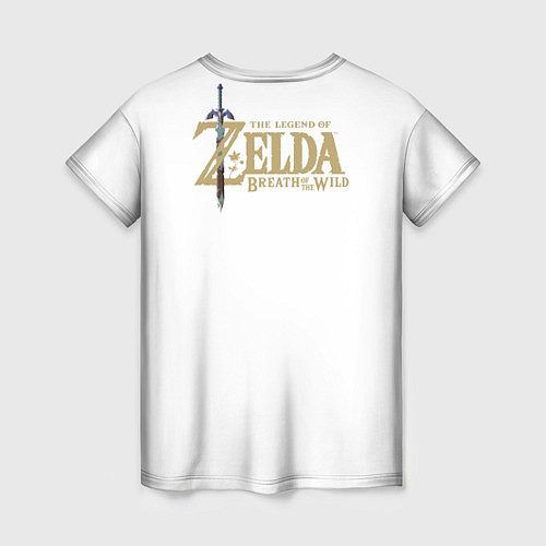 Женская футболка The legend of Zelda - ahegao / 3D-принт – фото 2