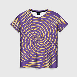 Женская футболка Зигзаг