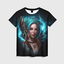 Футболка женская Jinx legends, цвет: 3D-принт