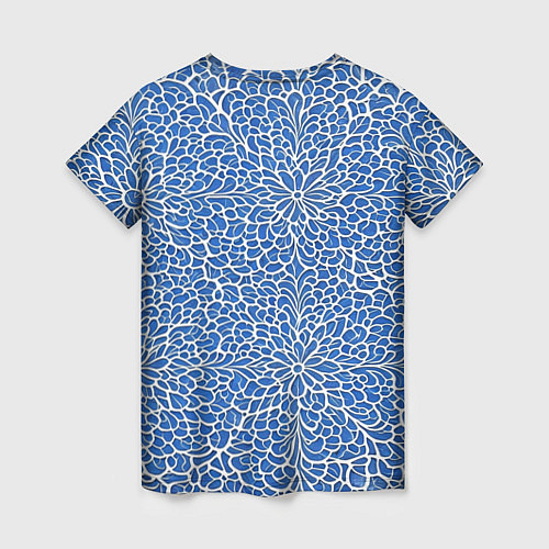 Женская футболка Ажурные узоры / 3D-принт – фото 2