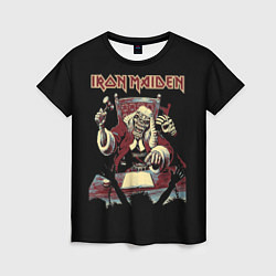 Футболка женская Iron Maiden - судья, цвет: 3D-принт