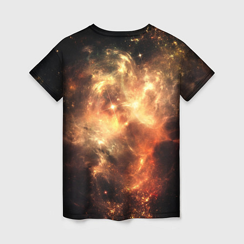 Женская футболка Рождение галактики от Midjourney / 3D-принт – фото 2