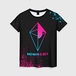 Футболка женская No Mans Sky - neon gradient, цвет: 3D-принт