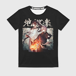 Футболка женская Jigokuraku Sagiri Jigokuraku Gabimaru, цвет: 3D-принт
