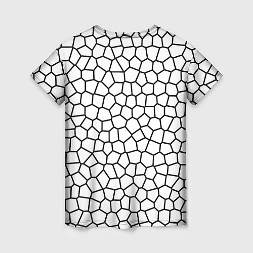 Женская футболка Мозаика белый / 3D-принт – фото 2