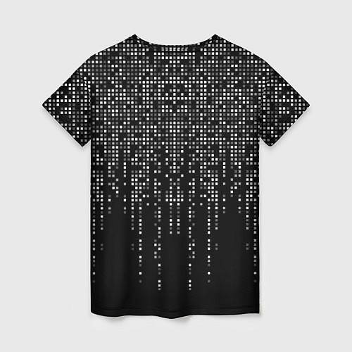Женская футболка Скелет пришельца / 3D-принт – фото 2