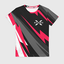Футболка женская Exeed fast lines, цвет: 3D-принт