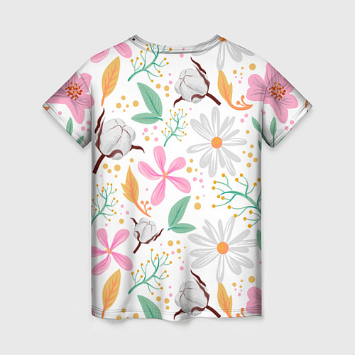 Женская футболка Spring flowers / 3D-принт – фото 2