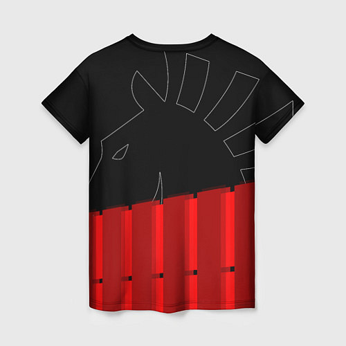 Женская футболка Форма Team Liquid red / 3D-принт – фото 2