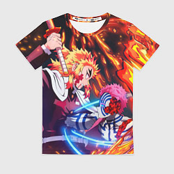 Футболка женская Истребители демонов -аказа, цвет: 3D-принт