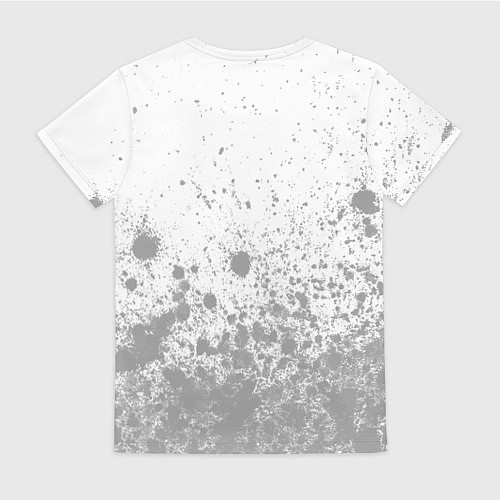 Женская футболка Berserk glitch на светлом фоне: символ сверху / 3D-принт – фото 2