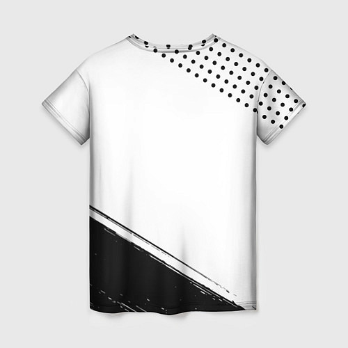 Женская футболка Muse и рок символ на светлом фоне / 3D-принт – фото 2