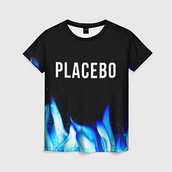 Женская футболка Placebo blue fire
