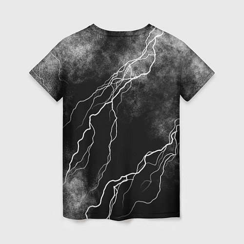 Женская футболка Thunder awaken молнии / 3D-принт – фото 2
