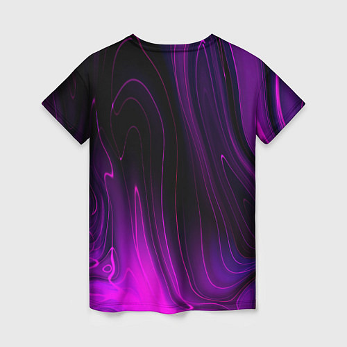 Женская футболка Three Days Grace violet plasma / 3D-принт – фото 2