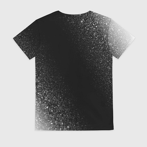 Женская футболка Evangelion glitch на темном фоне / 3D-принт – фото 2