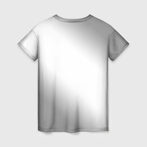 Женская футболка Gears of War glitch на светлом фоне: надпись, симв / 3D-принт – фото 2
