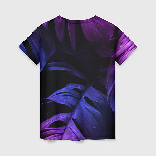 Женская футболка Hollywood Undead neon monstera / 3D-принт – фото 2