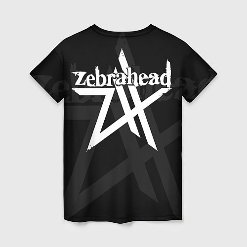 Женская футболка Zebrahead brains invaders / 3D-принт – фото 2