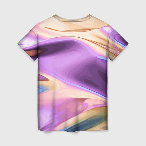 Женская футболка Голографический арт / 3D-принт – фото 2