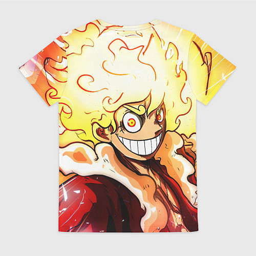 Женская футболка Луффи 5 гир бог Ника - One Piece / 3D-принт – фото 2