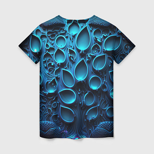Женская футболка Космические плиты / 3D-принт – фото 2