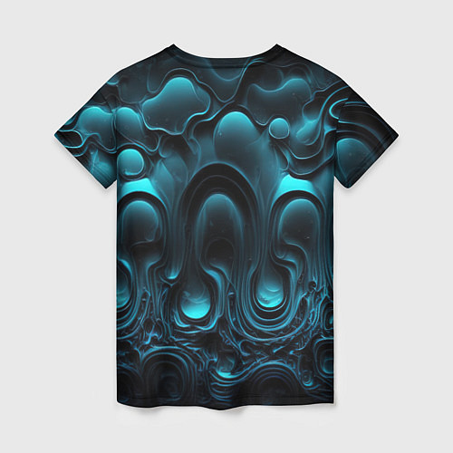 Женская футболка Космическая текстура / 3D-принт – фото 2
