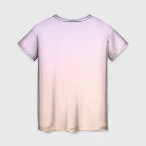 Женская футболка Девушка в профиль арт / 3D-принт – фото 2