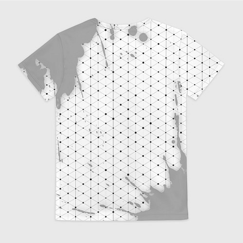 Женская футболка Angels of Death glitch на светлом фоне / 3D-принт – фото 2