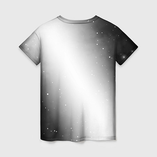 Женская футболка Pantera glitch на светлом фоне: символ сверху / 3D-принт – фото 2