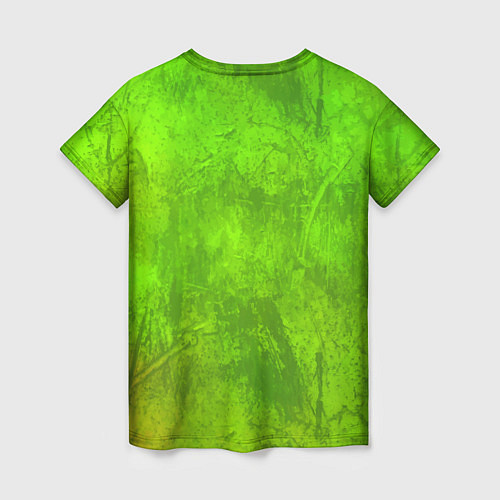 Женская футболка Зелёная фантазия / 3D-принт – фото 2