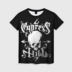 Футболка женская Cypress hill - skull arrows, цвет: 3D-принт