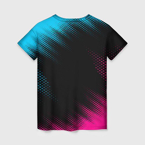 Женская футболка Suzuki - neon gradient / 3D-принт – фото 2