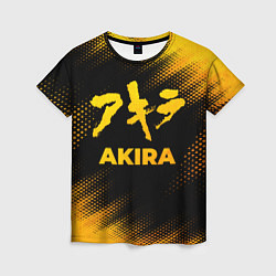 Футболка женская Akira - gold gradient, цвет: 3D-принт
