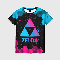 Футболка женская Zelda - neon gradient, цвет: 3D-принт