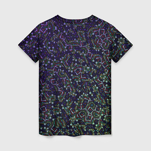 Женская футболка Космический треш / 3D-принт – фото 2