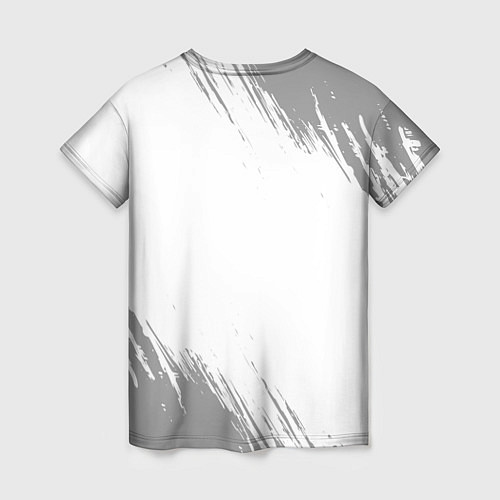 Женская футболка Berserk glitch на светлом фоне: надпись, символ / 3D-принт – фото 2