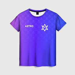 Футболка женская Astro pattern, цвет: 3D-принт