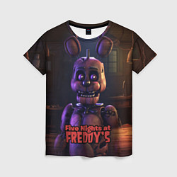 Футболка женская Five Nights at Freddys Bonnie, цвет: 3D-принт